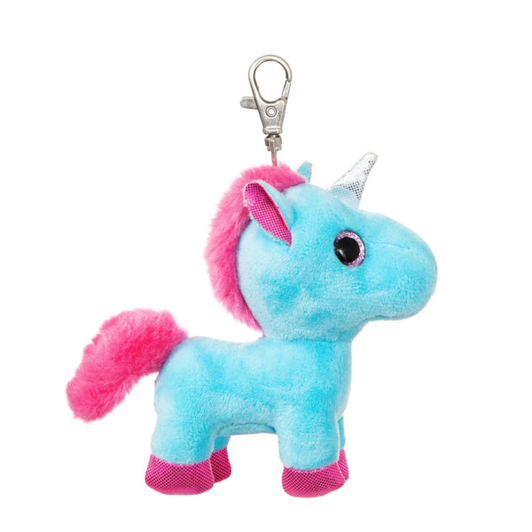 Plüsch Schlüsselanhänger Einhorn Twinkle gold, Sparkle Tales, 13cm, Aurora World