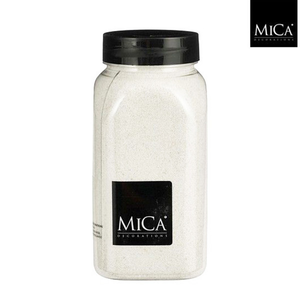 Deko Sand weiß, 0,5mm, 650ml/Box, Mica Decorations
