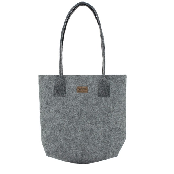 Filz Handtasche &quot;Kitzbühel&quot; helles grau