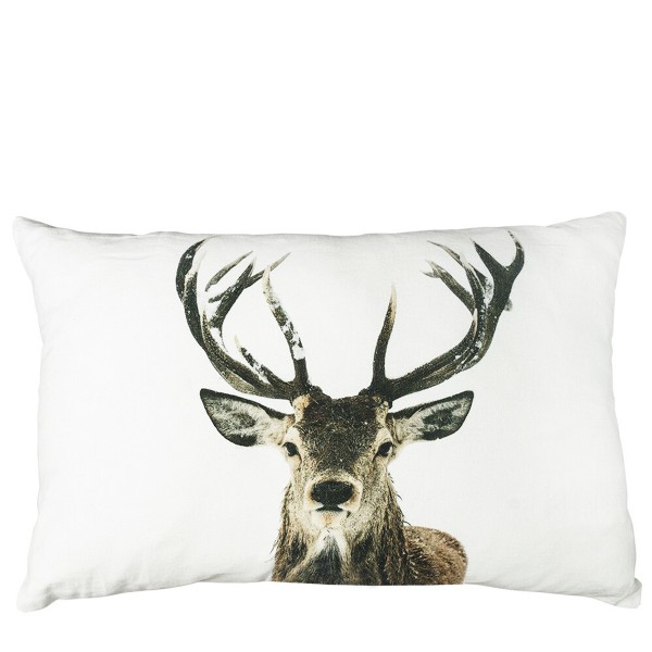Kissen Rotwild im Schnee Kanevas 40x60cm Mars &amp; More