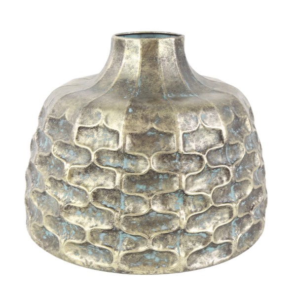 Vase antik gold Metall 35x27cm