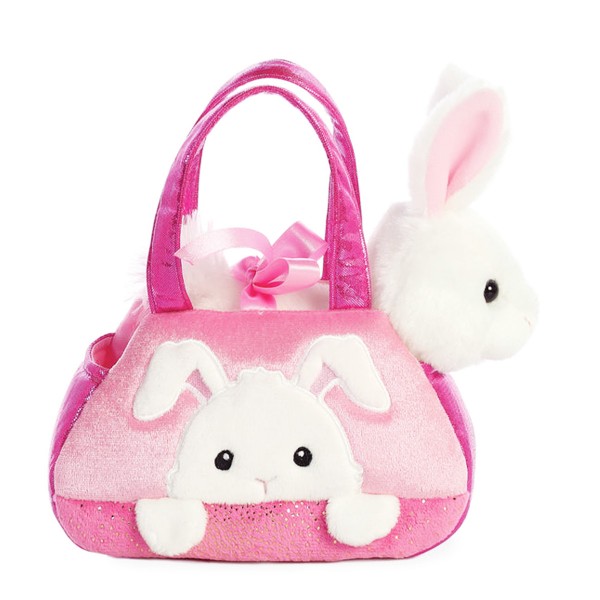 Plüsch Taschen Tiere FP Hase PeekaBoo 20cm