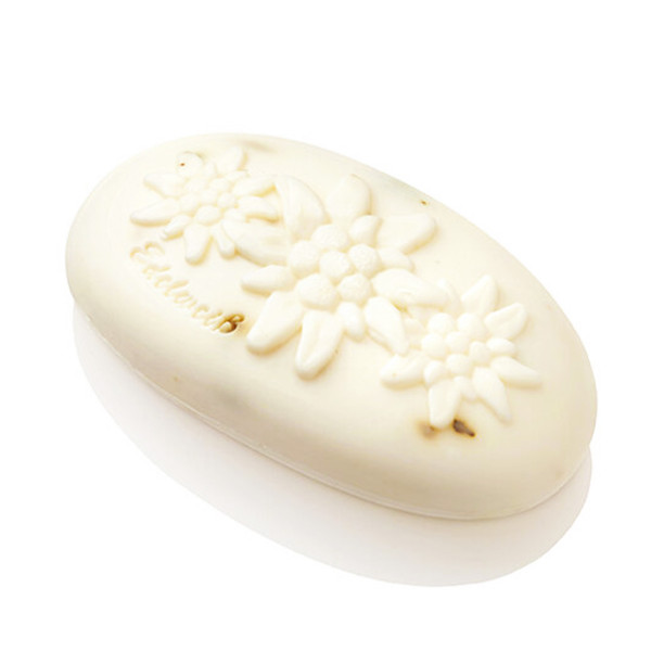 Ovis Schafmilchseife, Seife oval Edelweiß, 10cm