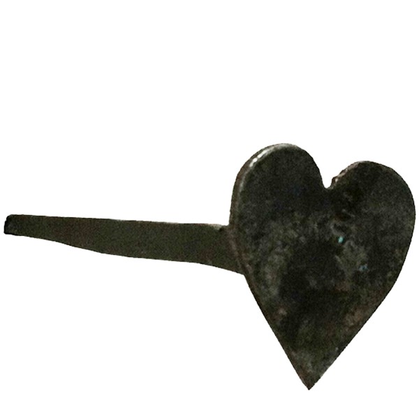 Nagel Herzkopf handgeschmiedet 2,5x8cm Eisen