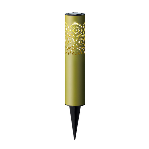 Solar Gartenstecker, Stabbeleuchtung olive, 39cm