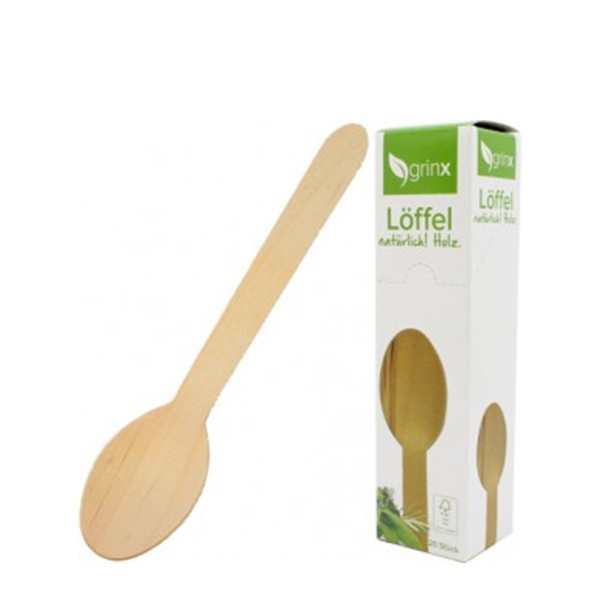 Holzbesteck Löffel 20 St.