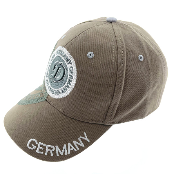 Schildmütze Germany oliv, Logo D: Germany
