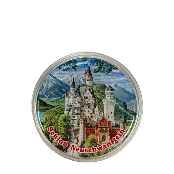 Bonbons in der Metallbox, Schloss Neuschwanstein, Sommer, 55g