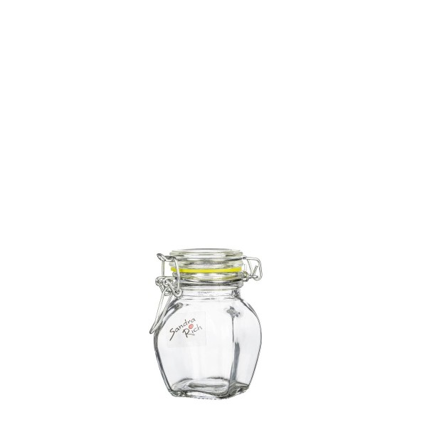 Mini Marmeladenglas mit Bügelverschluss 8,5x5,5cm klar, Sandra Rich